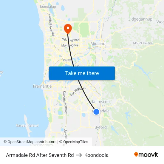 Armadale Rd After Seventh Rd to Koondoola map