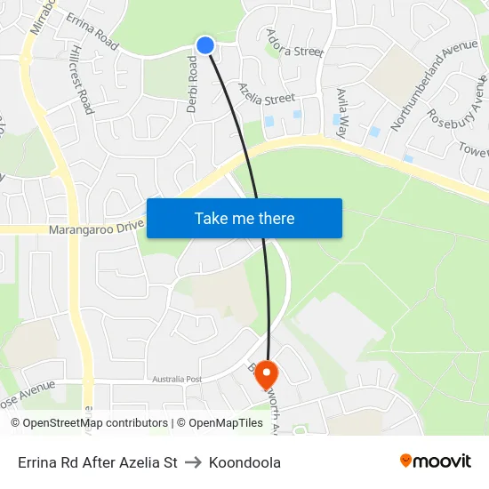 Errina Rd After Azelia St to Koondoola map