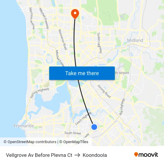 Vellgrove Av Before Plevna Ct to Koondoola map