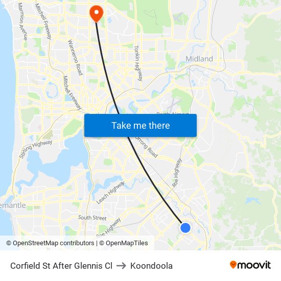 Corfield St After Glennis Cl to Koondoola map