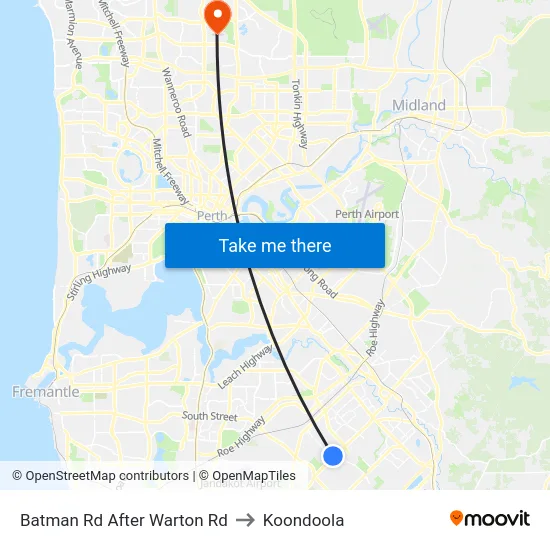 Batman Rd After Warton Rd to Koondoola map