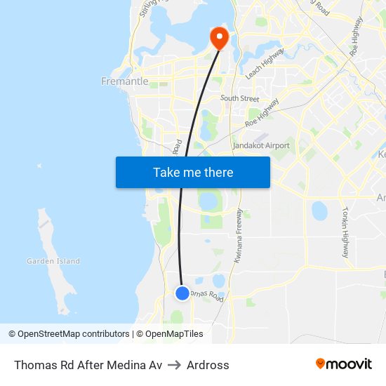 Thomas Rd After Medina Av to Ardross map