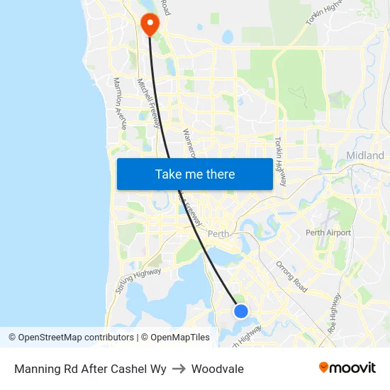 Manning Rd After Cashel Wy to Woodvale map