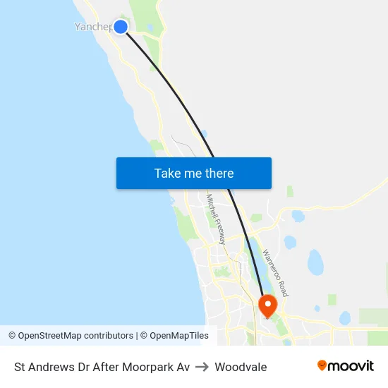 St Andrews Dr After Moorpark Av to Woodvale map