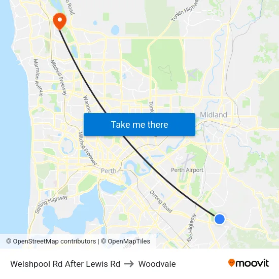 Welshpool Rd After Lewis Rd to Woodvale map