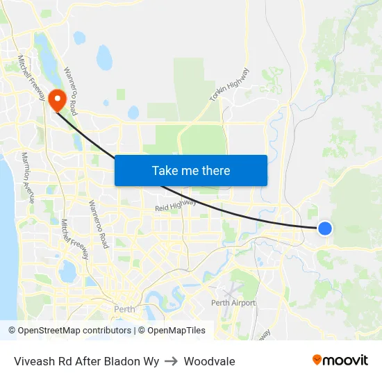 Viveash Rd After Bladon Wy to Woodvale map