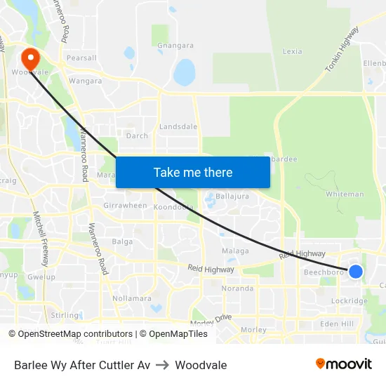 Barlee Wy After Cuttler Av to Woodvale map