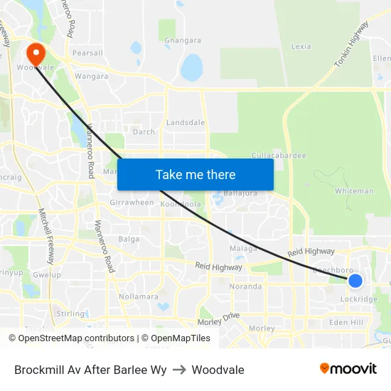 Brockmill Av After Barlee Wy to Woodvale map