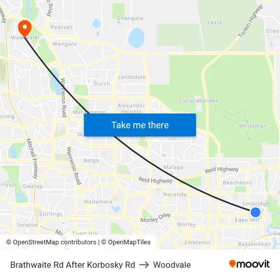 Brathwaite Rd After Korbosky Rd to Woodvale map
