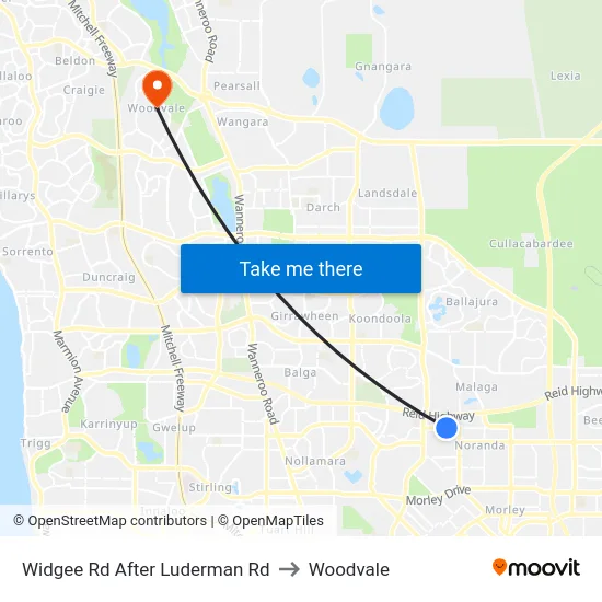 Widgee Rd After Luderman Rd to Woodvale map
