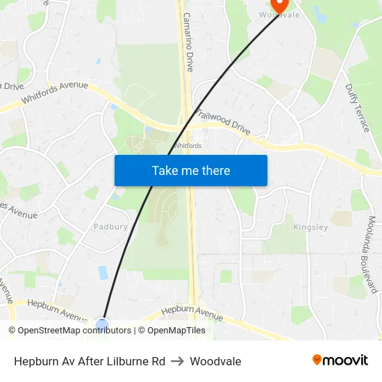 Hepburn Av After Lilburne Rd to Woodvale map