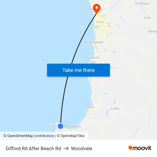 Gifford Rd After Beach Rd to Woodvale map