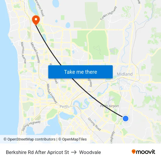 Berkshire Rd After Apricot St to Woodvale map