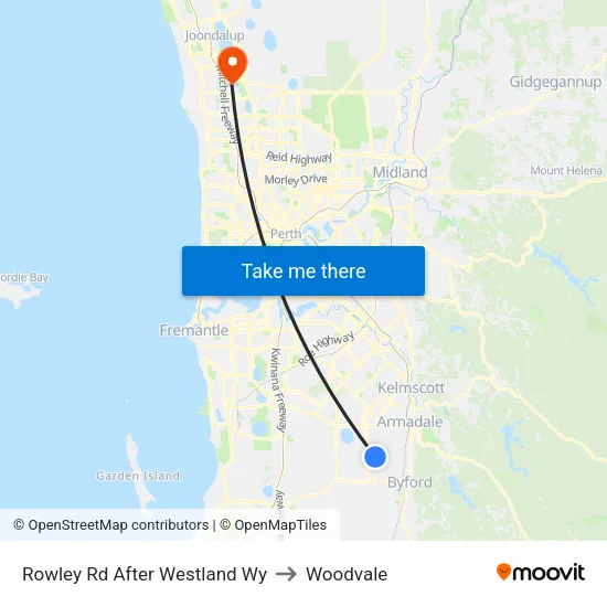 Rowley Rd After Westland Wy to Woodvale map