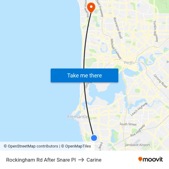 Rockingham Rd After Snare Pl to Carine map