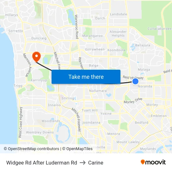 Widgee Rd After Luderman Rd to Carine map