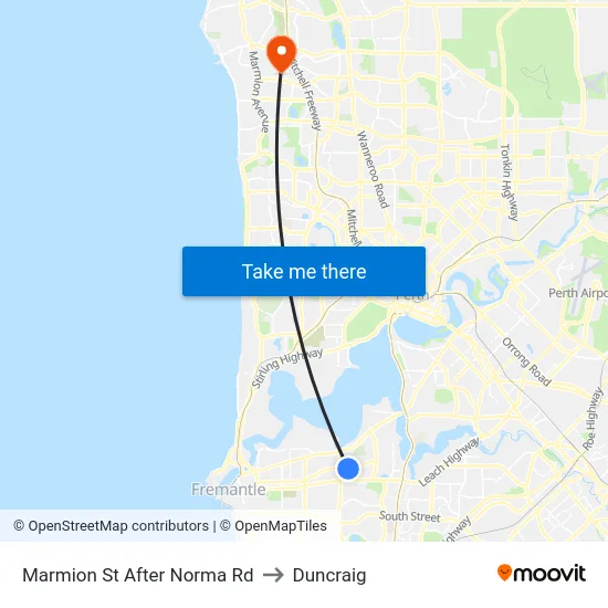 Marmion St After Norma Rd to Duncraig map