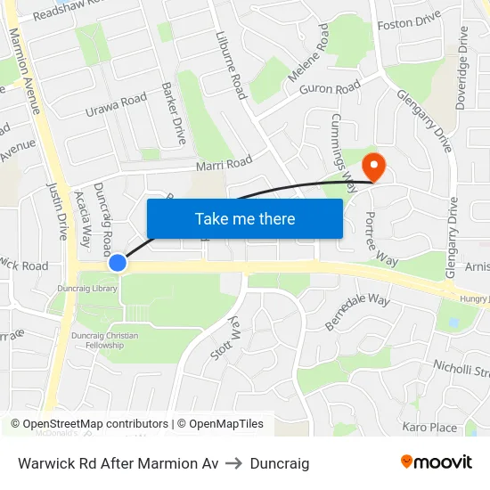 Warwick Rd After Marmion Av to Duncraig map