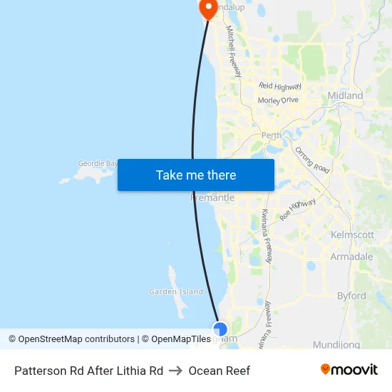 Patterson Rd After Lithia Rd to Ocean Reef map