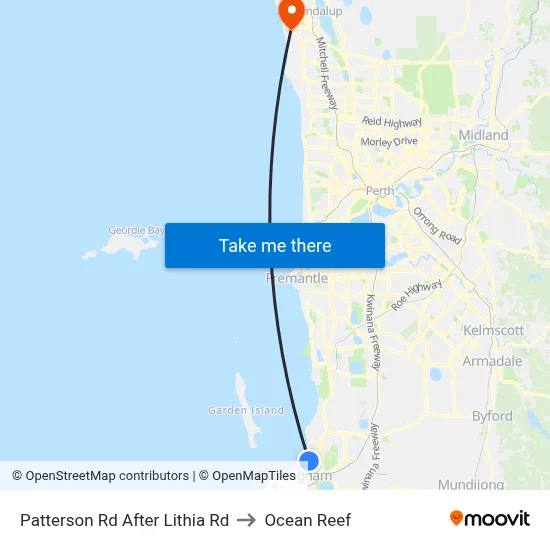 Patterson Rd After Lithia Rd to Ocean Reef map