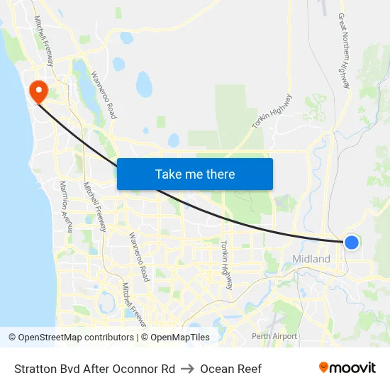 Stratton Bvd After Oconnor Rd to Ocean Reef map