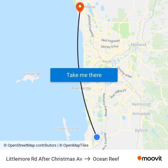 Littlemore Rd After Christmas Av to Ocean Reef map