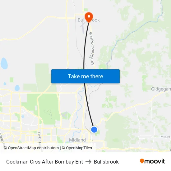 Cockman Crss After Bombay Ent to Bullsbrook map