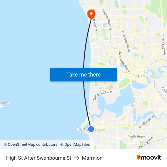 High St After Swanbourne St to Marmion map