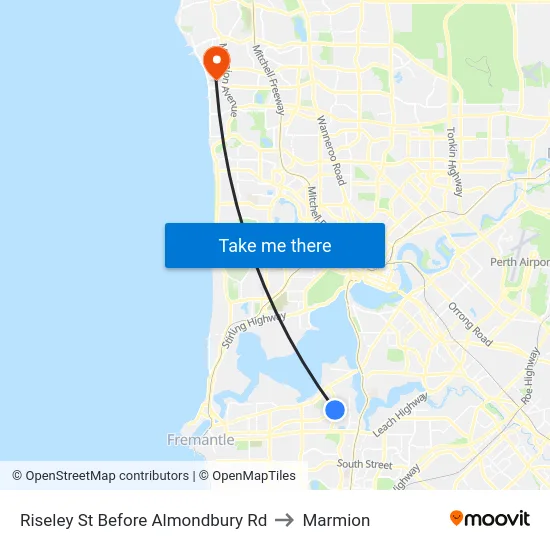 Riseley St Before Almondbury Rd to Marmion map