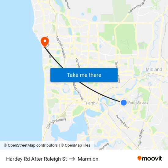 Hardey Rd After Raleigh St to Marmion map