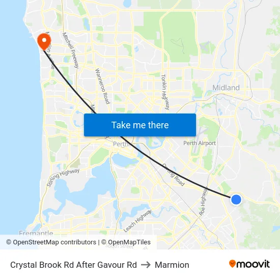 Crystal Brook Rd After Gavour Rd to Marmion map