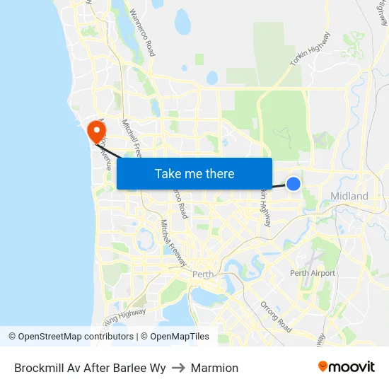 Brockmill Av After Barlee Wy to Marmion map