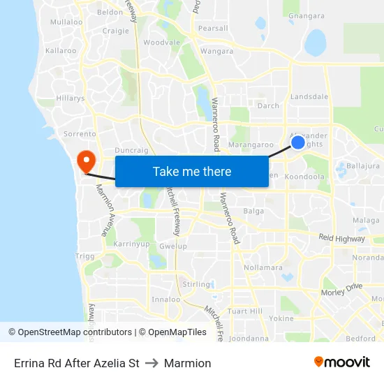 Errina Rd After Azelia St to Marmion map