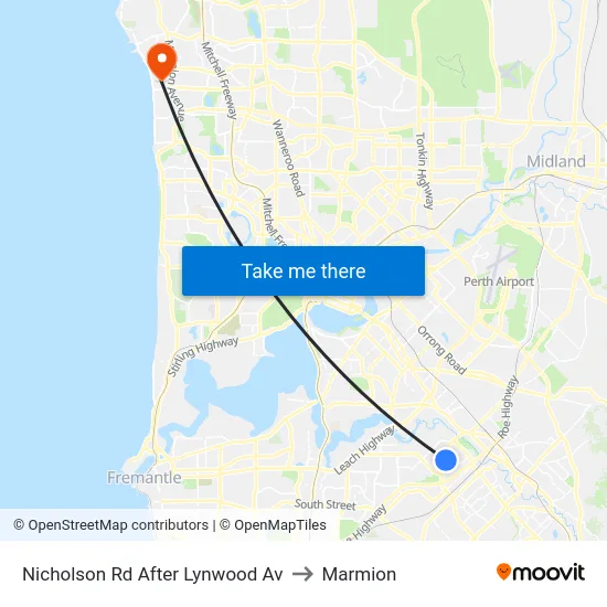 Nicholson Rd After Lynwood Av to Marmion map