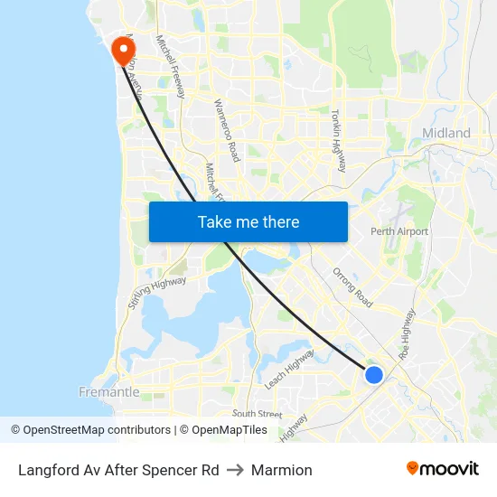 Langford Av After Spencer Rd to Marmion map