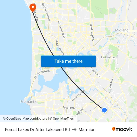 Forest Lakes Dr After Lakesend Rd to Marmion map