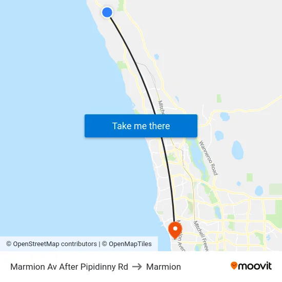 Marmion Av After Pipidinny Rd to Marmion map