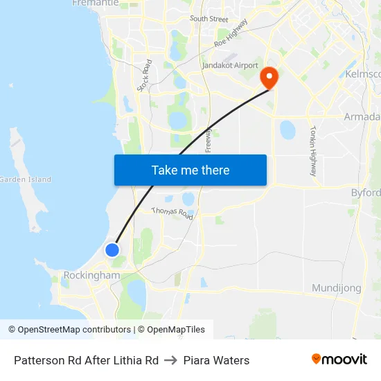 Patterson Rd After Lithia Rd to Piara Waters map