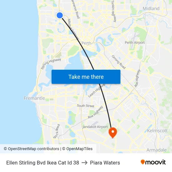 Ellen Stirling Bvd Ikea Cat Id 38 to Piara Waters map