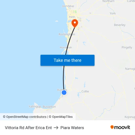 Vittoria Rd After Erica Ent to Piara Waters map
