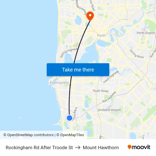 Rockingham Rd After Troode St to Mount Hawthorn map