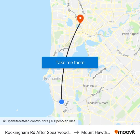 Rockingham Rd After Spearwood Av to Mount Hawthorn map