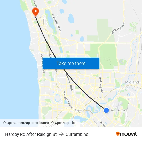 Hardey Rd After Raleigh St to Currambine map