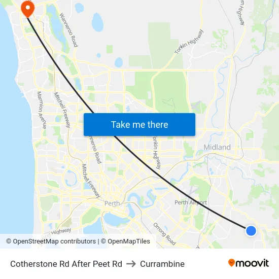 Cotherstone Rd After Peet Rd to Currambine map