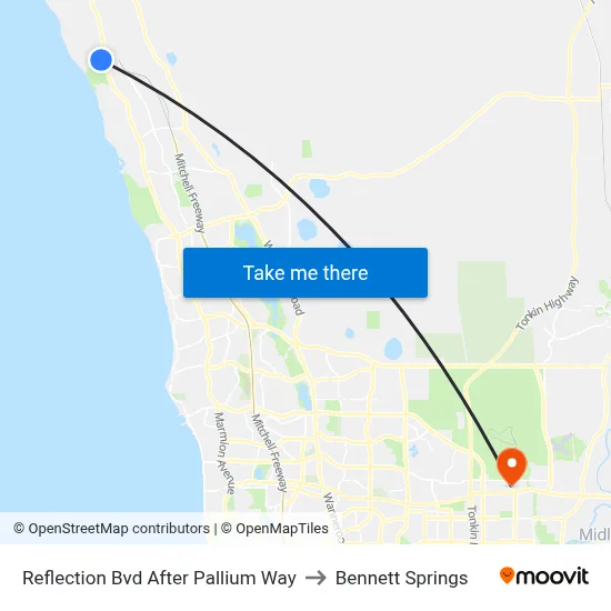 Reflection Bvd After Pallium Way to Bennett Springs map