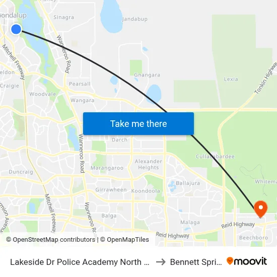 Lakeside Dr Police Academy North Cat Id 7 to Bennett Springs map