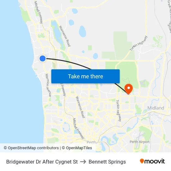 Bridgewater Dr After Cygnet St to Bennett Springs map