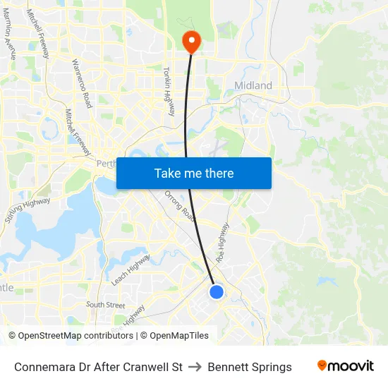 Connemara Dr After Cranwell St to Bennett Springs map