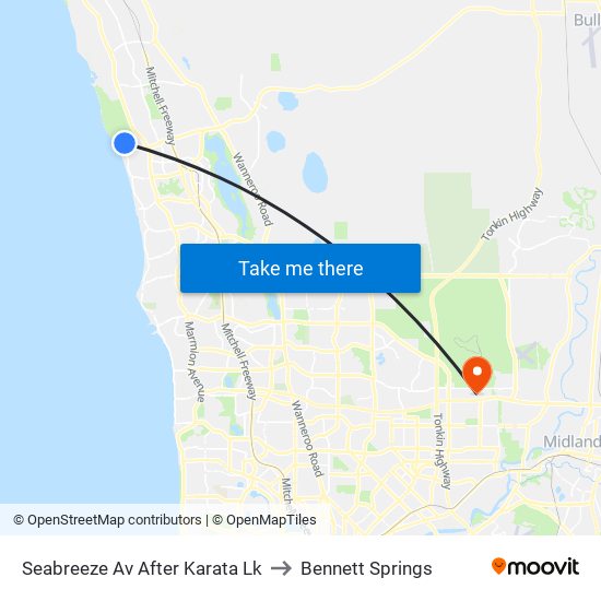 Seabreeze Av After Karata Lk to Bennett Springs map