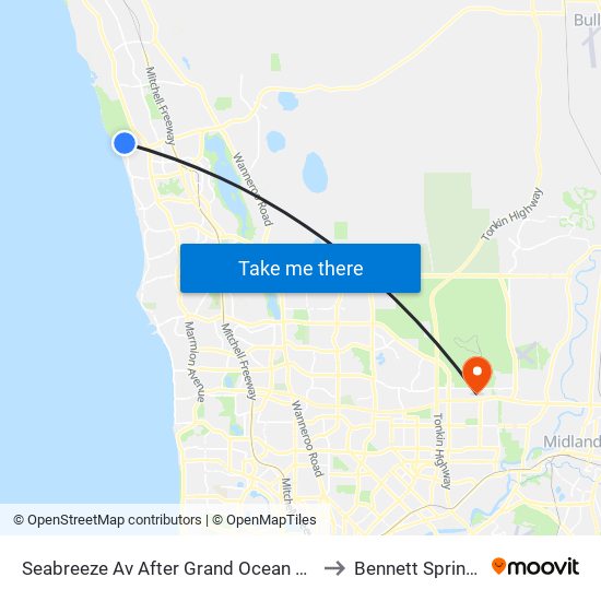 Seabreeze Av After Grand Ocean Ent to Bennett Springs map